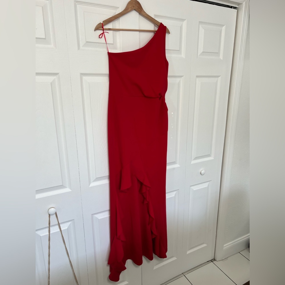 Red Maxi Dress.